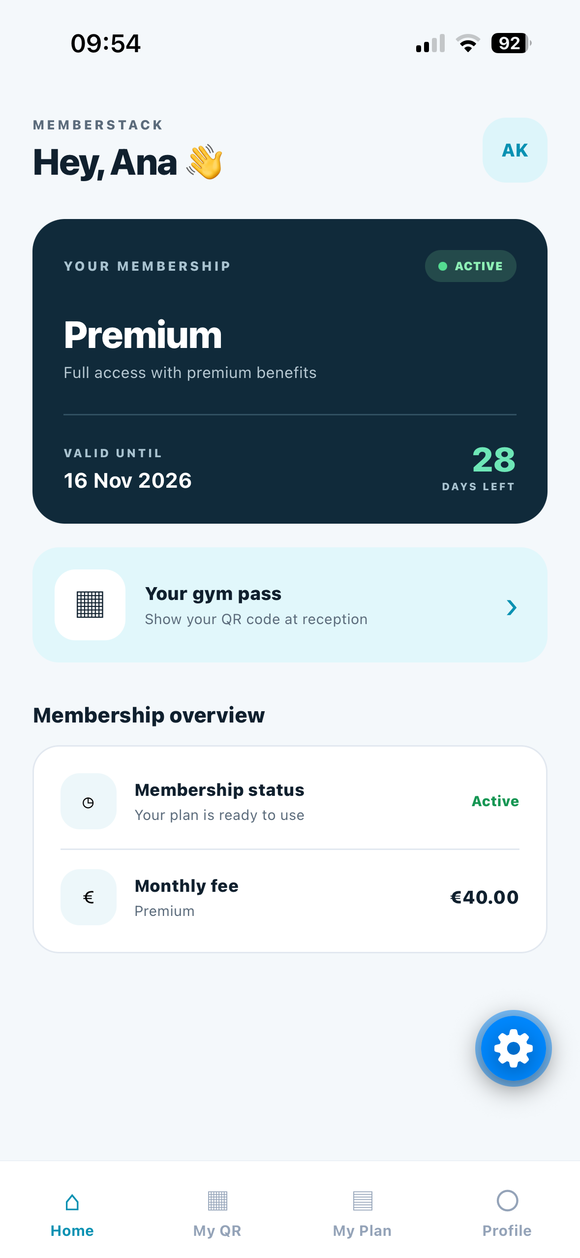 MemberStack mobile preview